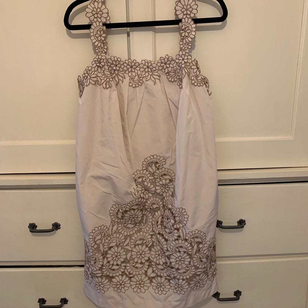 BCBG appliqué dress